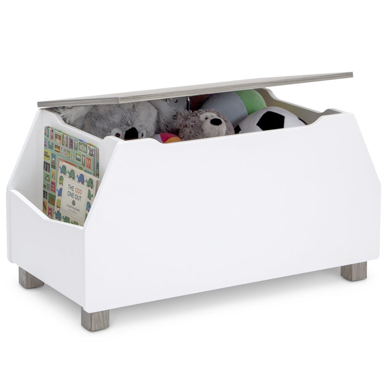 Delta Children Delta Rustic TwoTone w/Crafted Limestone Toy Box